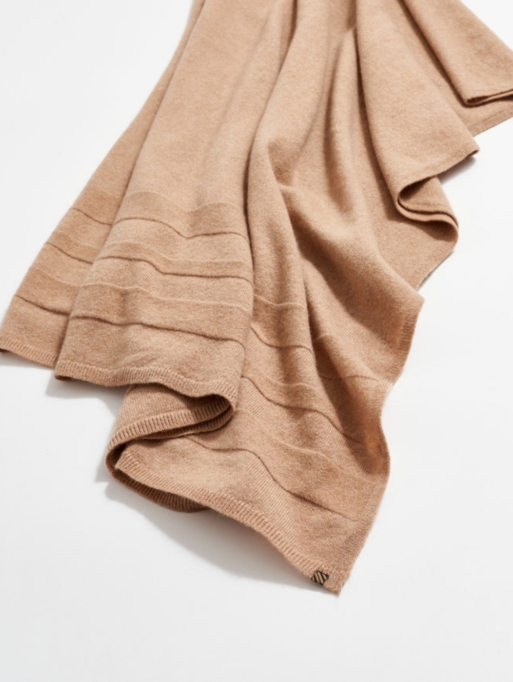 Billy Reid Cashmere Sweater Wrap Camel